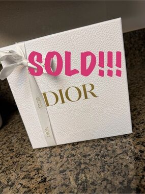 ‼️SOLD‼️ Dior White Box with Gold Lettering